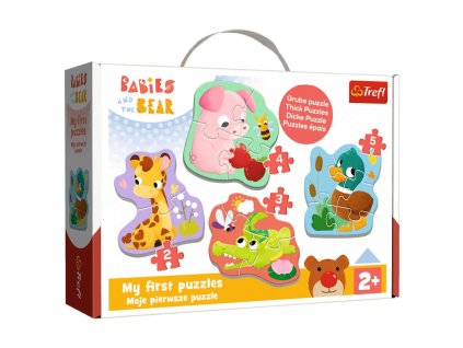 Puzzle - "Dětská Klasika" - Batolecí zvířátka Trefl 36135