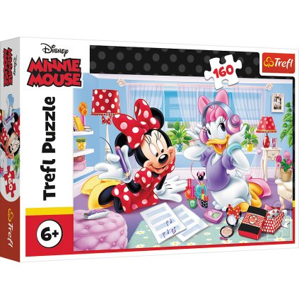 Puzzle - 160 - Den s kamarádkou - Disney Minnie Trefl 15373