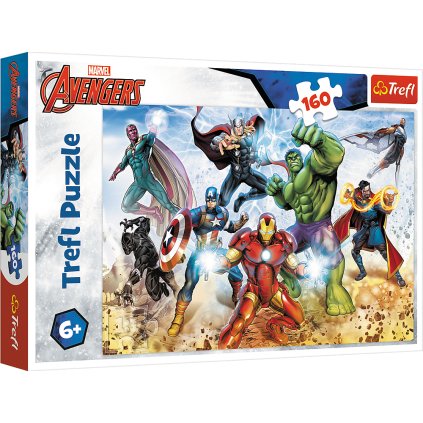 Puzzle - 160 - Připraveni zachránit svět - Disney Marvel Avengers 15368