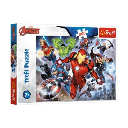 Puzzle - 200 ks - Stateční Avengersi - Disney Marvel Avengers Trefl 13260