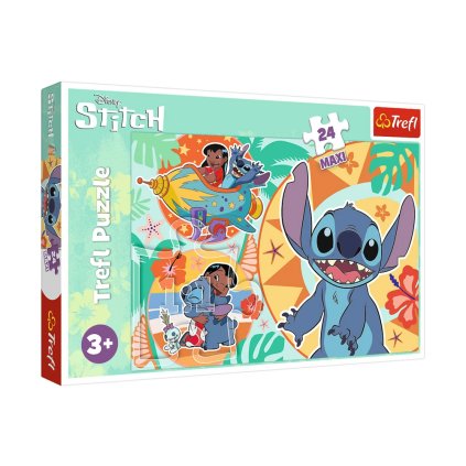 Puzzle - 24 Maxi - Veselý den Lilo a Stitch - Disney Lilo a Stitch 14365
