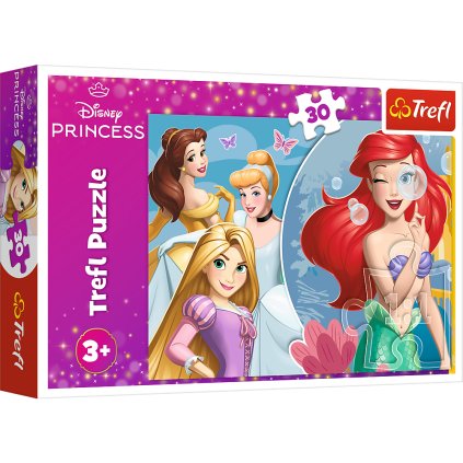 Puzzle - 30 - Krásný den princezen - Disney Princezny Trefl 18308