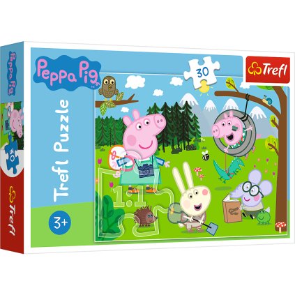 Puzzle - 30 - Lesní výprava - Peppa Pig Trefl 18245