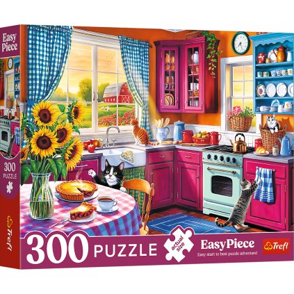 Puzzle - 300 EasyPiece - Ráno v kuchyni FSC Mix 70% 23102
