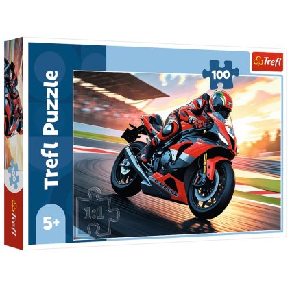 Puzzle 100 - Rychlá motorka Trefl 16489