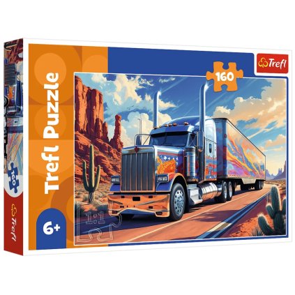 Puzzle 160 - Nákladní auto na cestě Trefl 15413