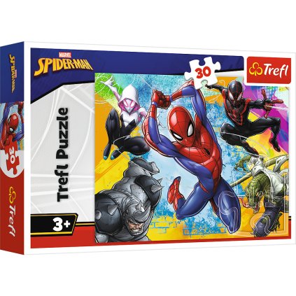 Puzzle 30 - Barvy Spider-Mana - Disney Marvel Spiderman Trefl 18307