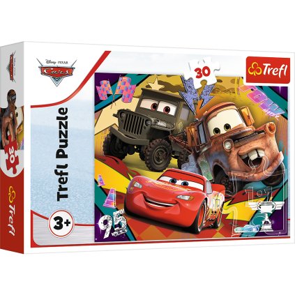 Puzzle 30 - Rychlá auta - Disney Auta 3 18293