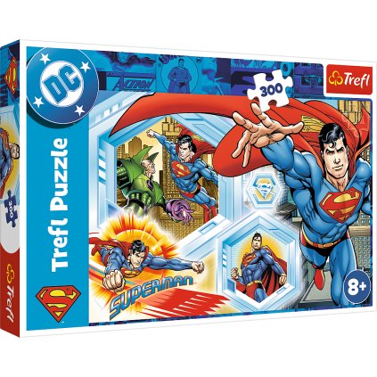 Puzzle 300 - Nezničitelný Superman - Warner Superman Trefl l23032