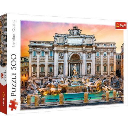 Puzzle 500 dílků Fontána di Trevi, Řím Trefl 37292