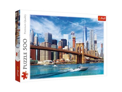 Puzzle 500 dílků Pohled na New York Trefl 37331