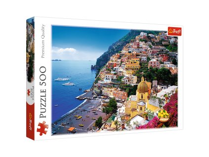 Puzzle 500 dílků Positano, Amalfinské pobřeží, Itálie Trefl 37145