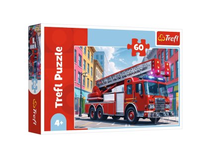 Puzzle 60 - Hasičský vůz Trefl 17405