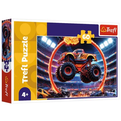 Puzzle 60 dílků - Monster Truck Trefl 17404