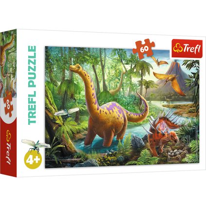 Puzzle 60 ks. Putování dinosaurů 17319