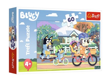 Puzzle 60dílků Veselý Bluey Trefl 17384