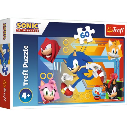 Puzzle Sonic 60 dílků – Sonic v akci 17387