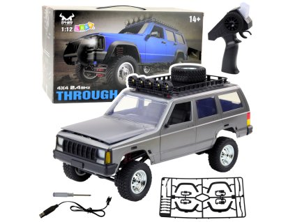 RC Terénní Auto MN78 Stříbrné 4x4 1:12 Dálkově Ovládané