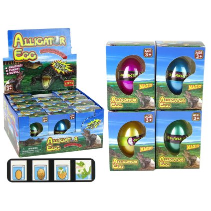 Rostoucí Vajíčko Aligátora Krokodýla 6cm