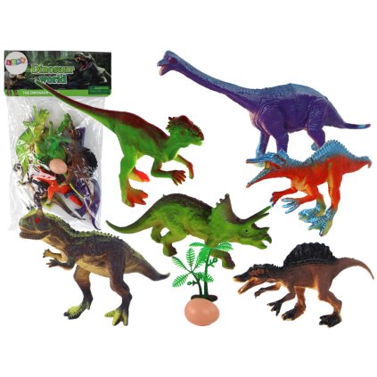 Sada 6 Figurky Dinosaurů Příslušenství