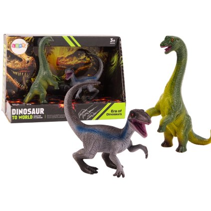 Sada Figurek Dinosauři Brachiosaurus Velociraptor 2ks