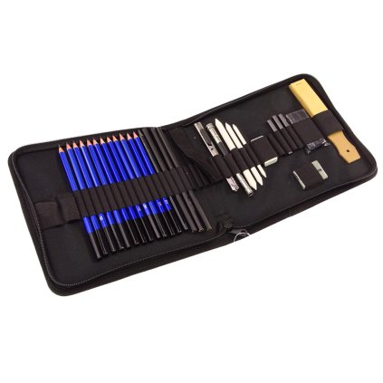 Sada Umělecká Pro Kreslení Tužky Příslušenství 32 Ks