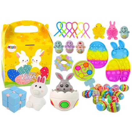 Sada Velikonočních Hraček Fidget Toys Kraslice Dekorace