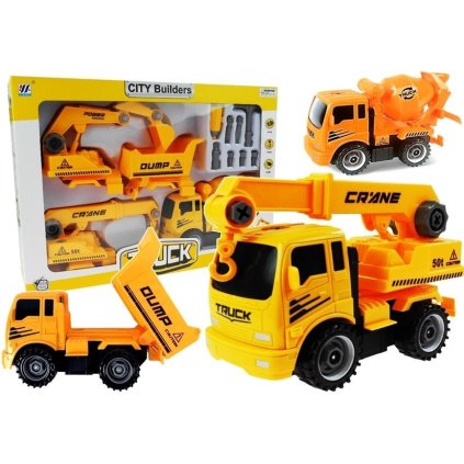 Sada Vozidel K Rozebrání Míchačka Nákladní auto