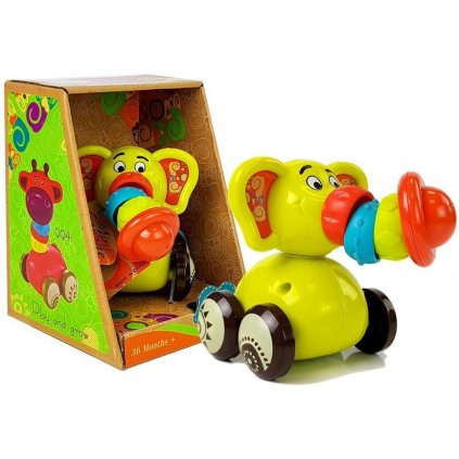 Sloní Autíčko Pro Miminka Pohyblivý Chobot