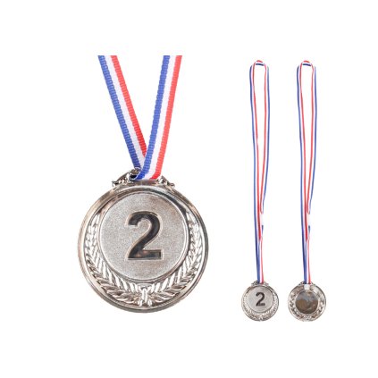 Stříbrná Medaile Druhé Místo Ocenění Trofej Zinková 6,5cm
