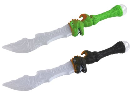 Světelný meč Rukojeť Dinosaura Zelený Černý MIX