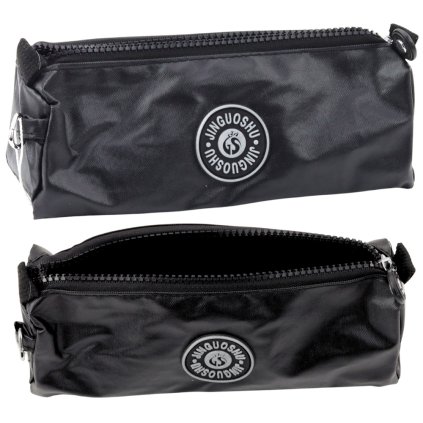 Školní Jednokomorový Pouzdro Organizér Černý 21,5cm