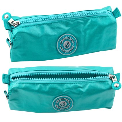 Školní pouzdro Organizér Jednokomorový Zelený 21,5cm