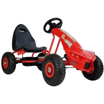 Šlapací Gokart A-18 Červený