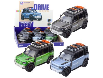 Terénní auto Rapid s pohonem, otevíracími dveřmi, světly a zvuky Mix