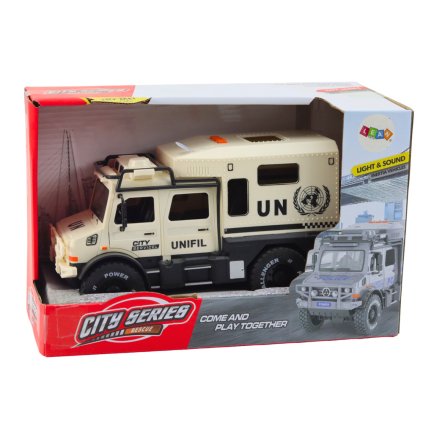 Terénní Vozidlo Městská Služba Otevírací Dveře Zvuk Světla