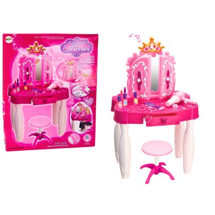 Toaletní Stolek s Hůlkou MP3 Hůlka Doplňky Růžová