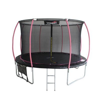 Trampolína LEAN Sport Max 16ft Černo-Růžová