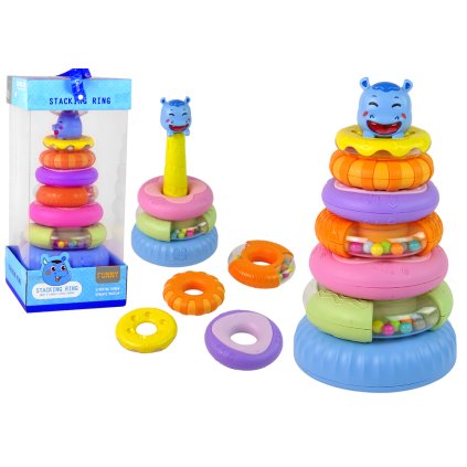 Vzdělávací Barevné Kroužky Pyramida