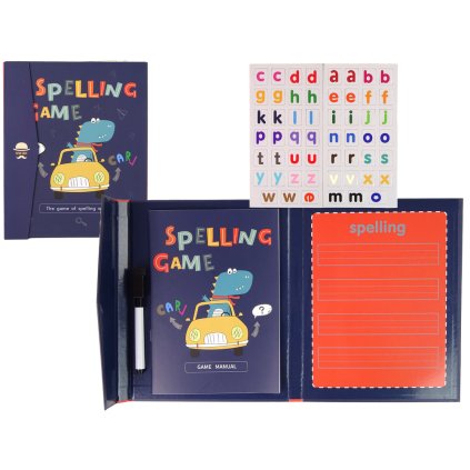 Vzdělávací knížka Učení Písmena Magnety Angličtina