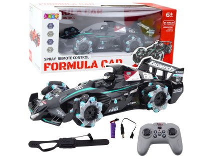 Závodní RC Auto Sportovní s Kouřovým Efektem 2.4G Černé