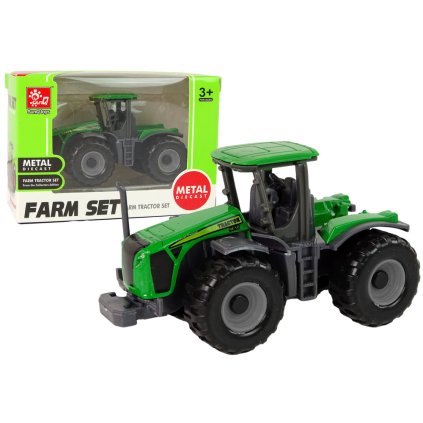 Zelený Zemědělský Traktor Hračka