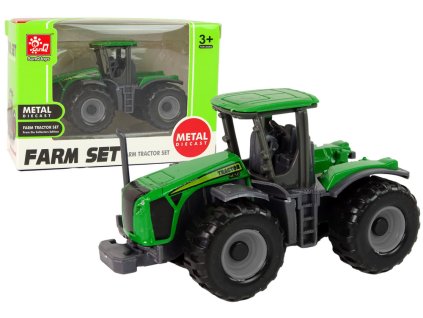 Zelený Zemědělský Traktor Hračka