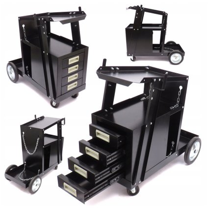 Screenshot 2025 09 24 at 16 57 13 WÓZEK SPAWALNICZY DO SPAWAREK z PÓŁKĄ na BUTLE METALOWE KÓŁKA POD MIGOMAT (5903957005249) • Cena Opinie • Wózki spawalnicze 17873181421 • Allegro