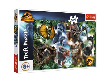 Puzzle 300 - Oblíbení dinosauři - Universal Jurassic World 23013