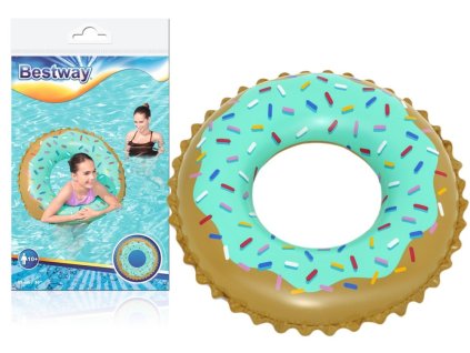 Plovací kruh Donut Mátový 91 cm Bestway 36300