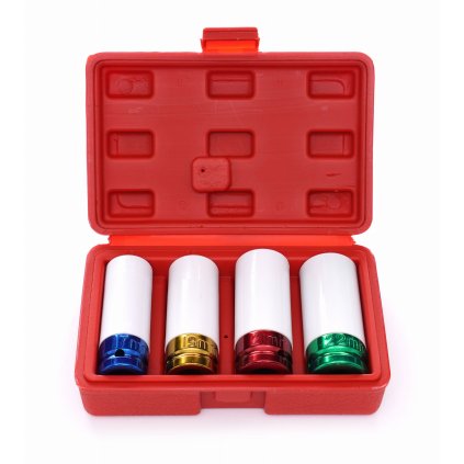 Nástrčné klíče na ráfky 17/19/21/22 mm, sada 1/2" KD10523