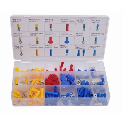 Sada izolovaných konektorů 160 ks. KD10487