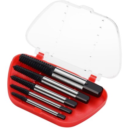 Soupravy na vytažení zlomených šroubů, 5 ks kd10263