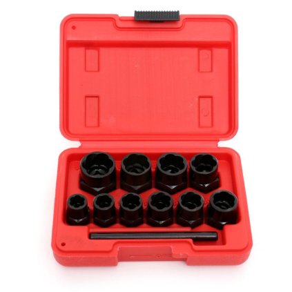 Vytáčečky pro zlomené šrouby vysoký profil 10 ks kd10270